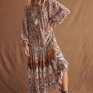chinese dress ladies Free People Women's Bluebell Maxi Dress, Cool Combo, S at Amazon Women's  Clothing store